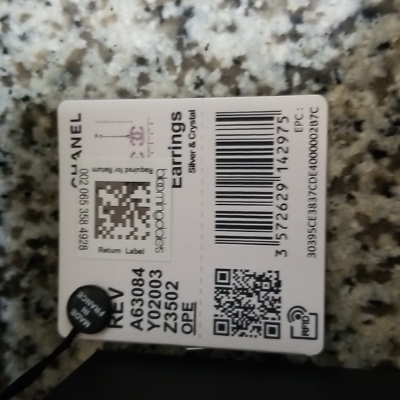 SOLD!!! Baguette  Christal CC XL dangle earrings - Picture 13 of 17